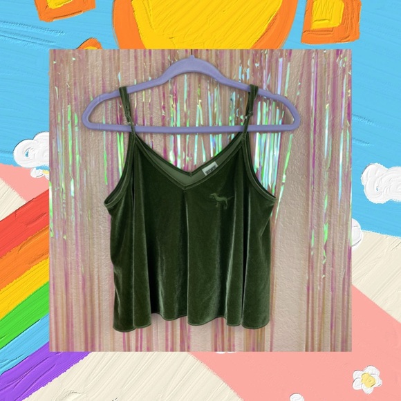 PINK Victoria's Secret Tops - Victoria’s Secret Pink Crop Cami Top